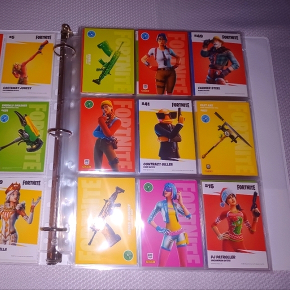 Fortnite Trading Cards Binder Collection 🔥 100 Fortnite Card Lot - Picture 2 of 11